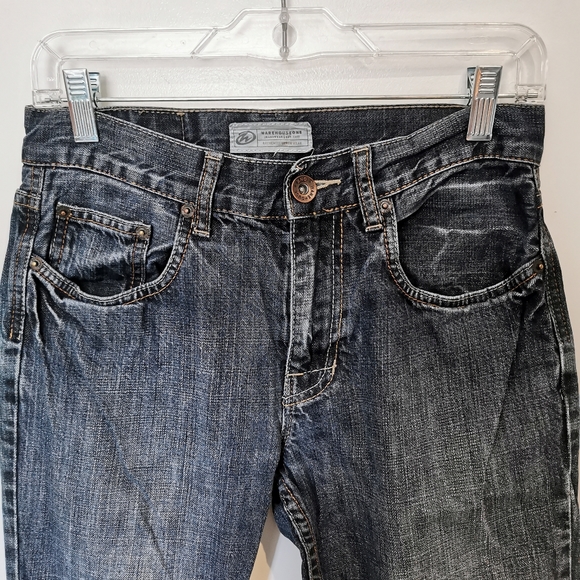 WAREHOUSE ONE | Straight Leg Jeans, Denim Blue - Picture 3 of 7